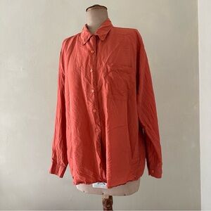 Vintage 100% silk shirt